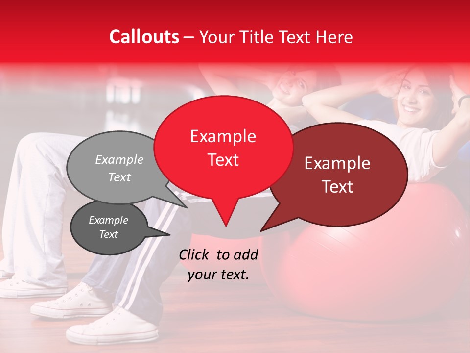 Sport Girl Slim PowerPoint Template