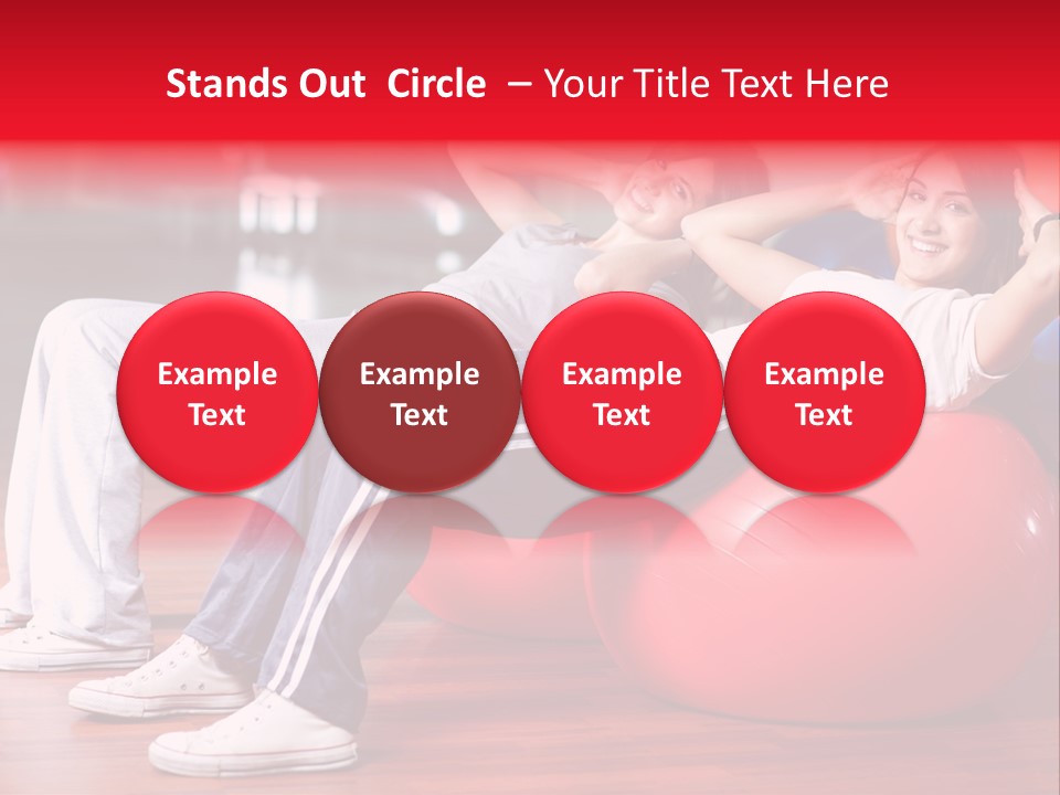 Sport Girl Slim PowerPoint Template