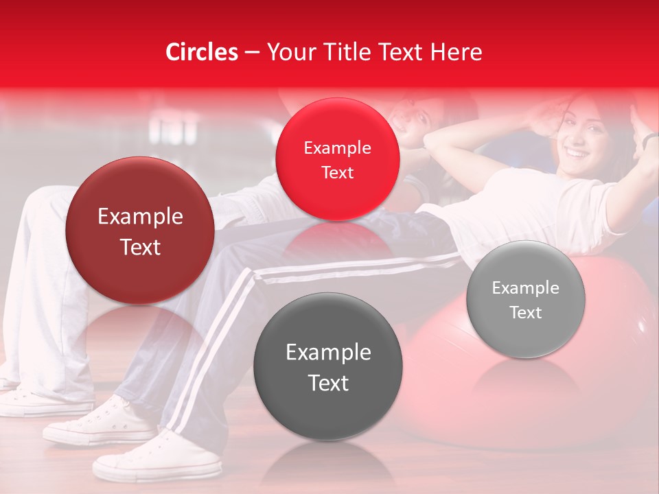 Sport Girl Slim PowerPoint Template