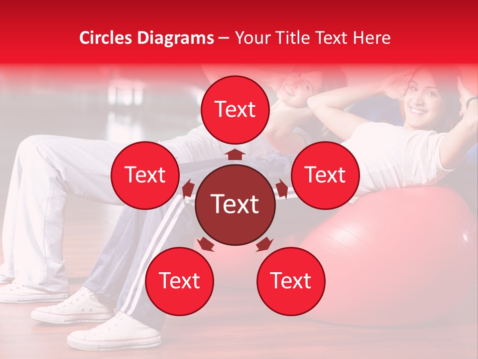 Sport Girl Slim PowerPoint Template