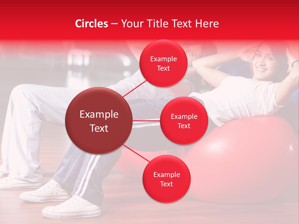 Sport Girl Slim PowerPoint Template