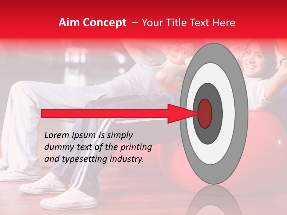 Sport Girl Slim PowerPoint Template