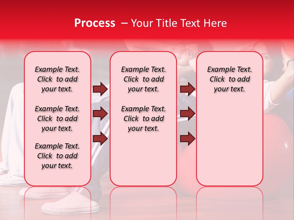 Sport Girl Slim PowerPoint Template