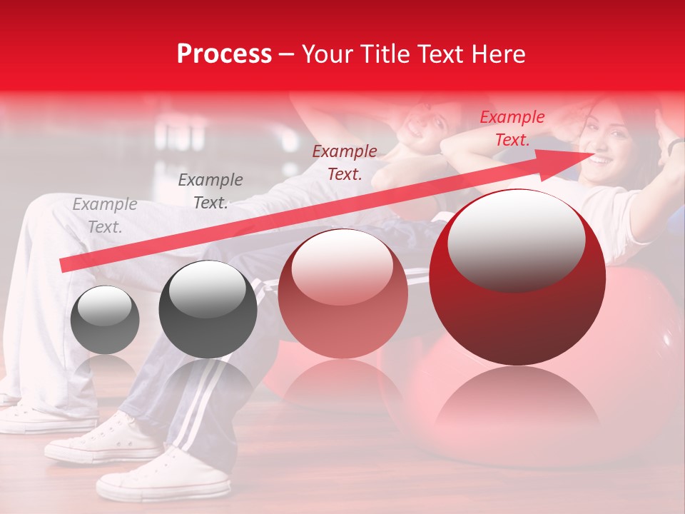 Sport Girl Slim PowerPoint Template