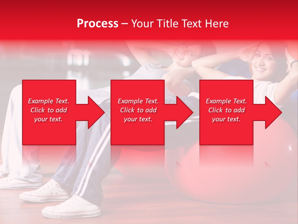 Sport Girl Slim PowerPoint Template