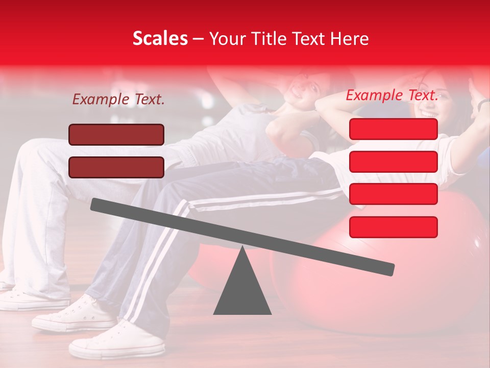 Sport Girl Slim PowerPoint Template