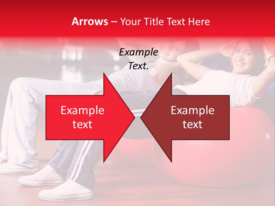 Sport Girl Slim PowerPoint Template