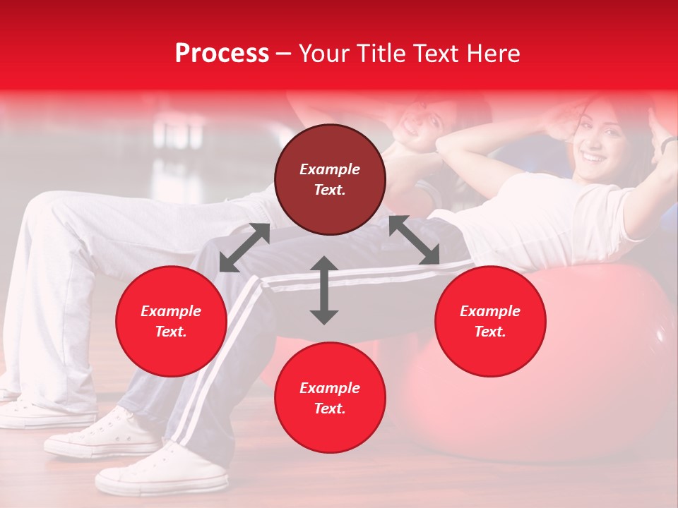 Sport Girl Slim PowerPoint Template