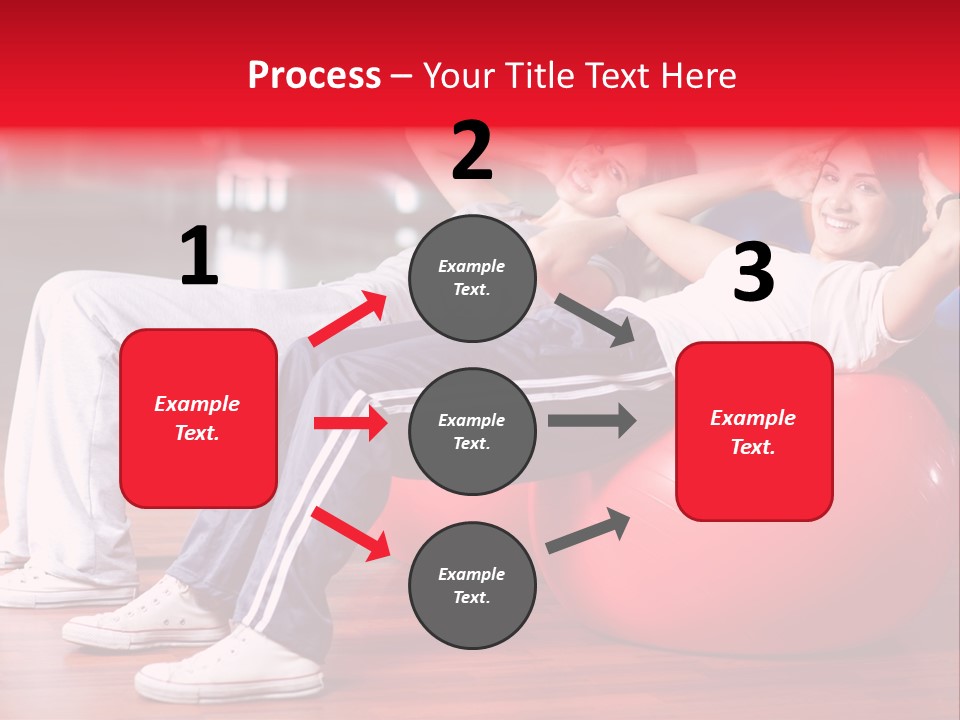 Sport Girl Slim PowerPoint Template