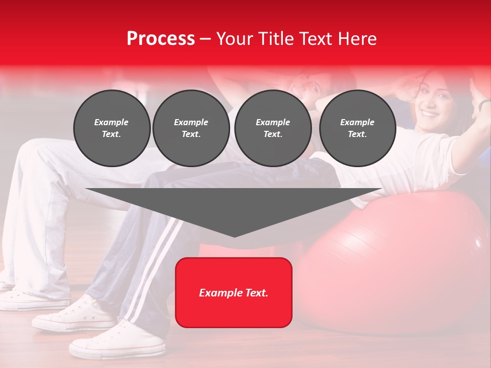 Sport Girl Slim PowerPoint Template