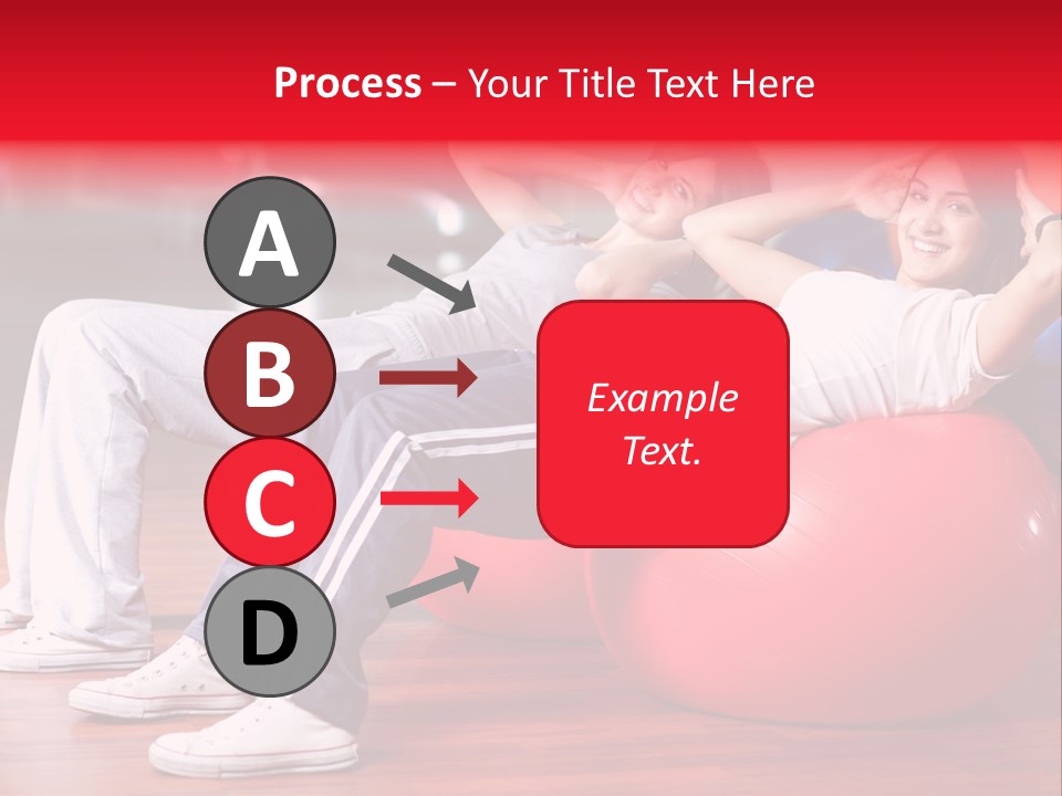 Sport Girl Slim PowerPoint Template