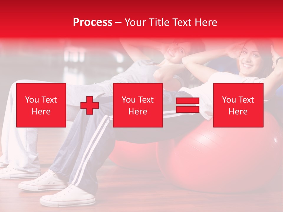 Sport Girl Slim PowerPoint Template