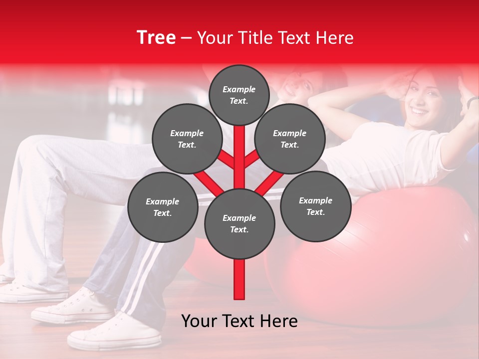 Sport Girl Slim PowerPoint Template