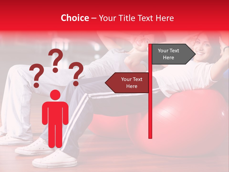 Sport Girl Slim PowerPoint Template