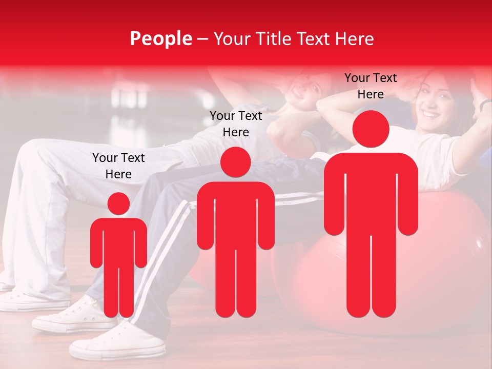 Sport Girl Slim PowerPoint Template