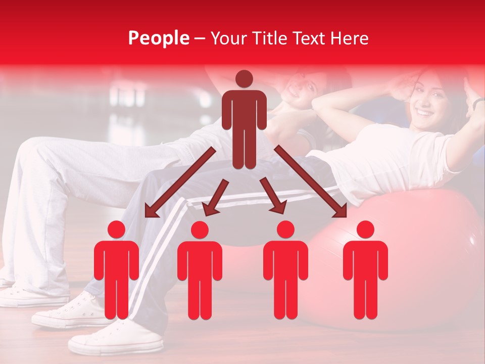 Sport Girl Slim PowerPoint Template