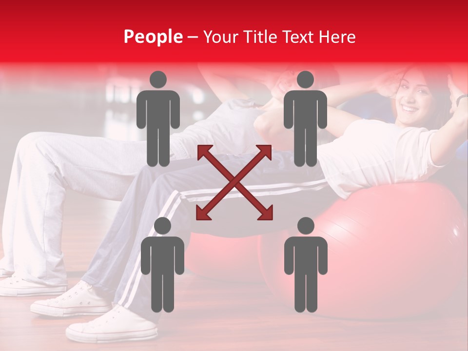 Sport Girl Slim PowerPoint Template