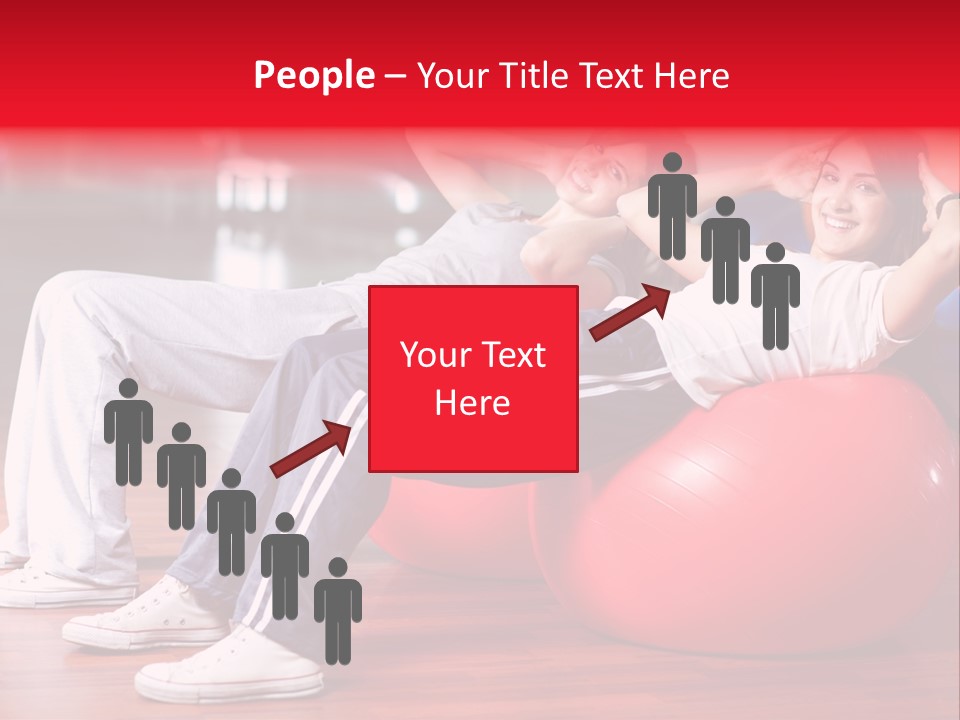 Sport Girl Slim PowerPoint Template