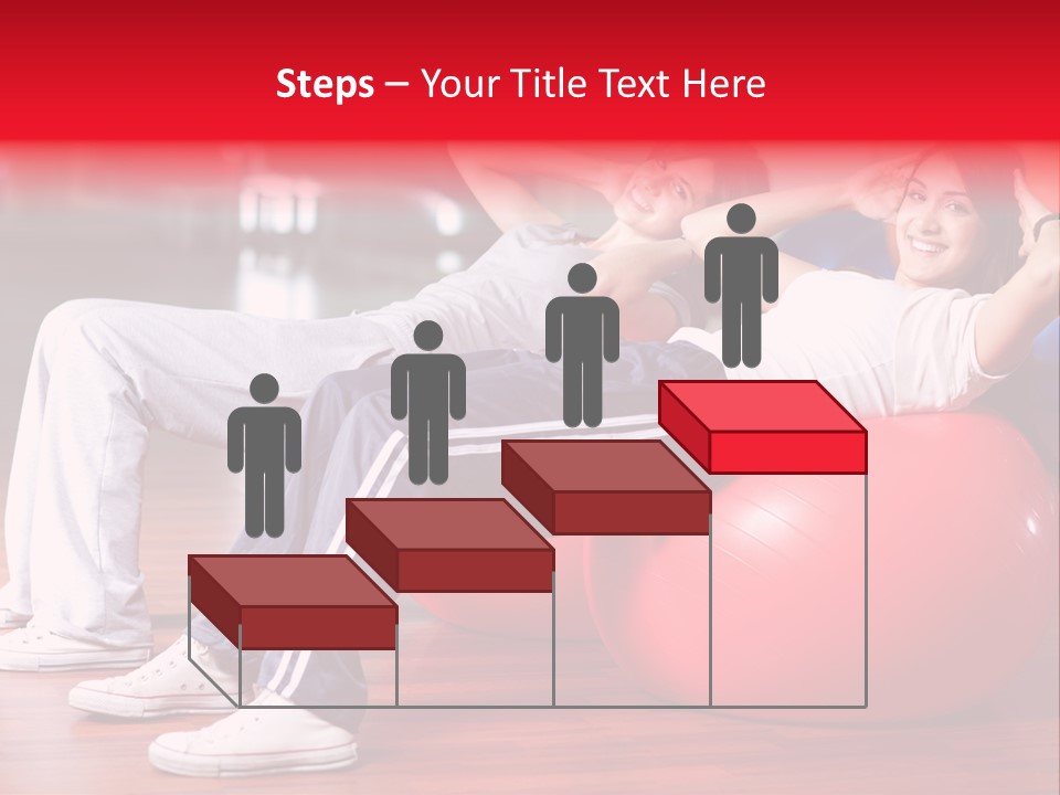 Sport Girl Slim PowerPoint Template