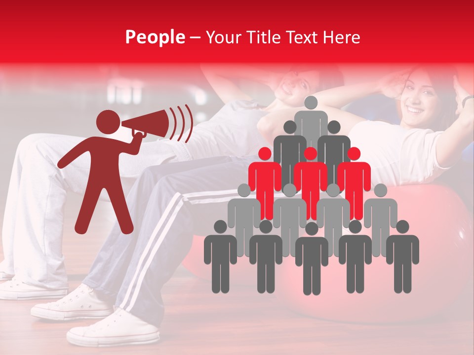 Sport Girl Slim PowerPoint Template