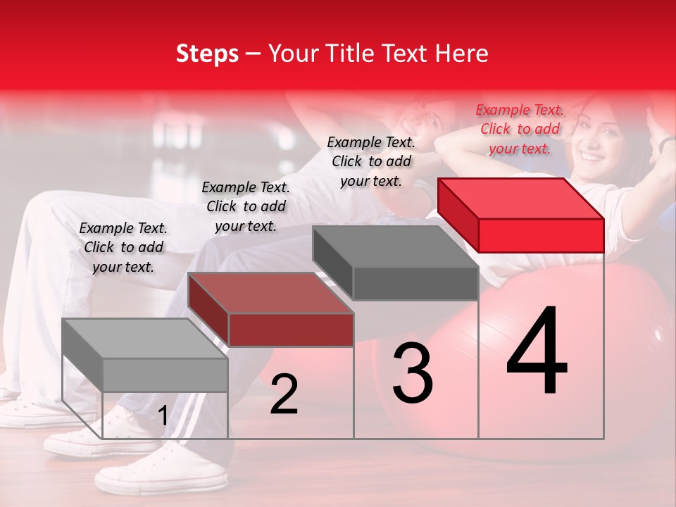 Sport Girl Slim PowerPoint Template