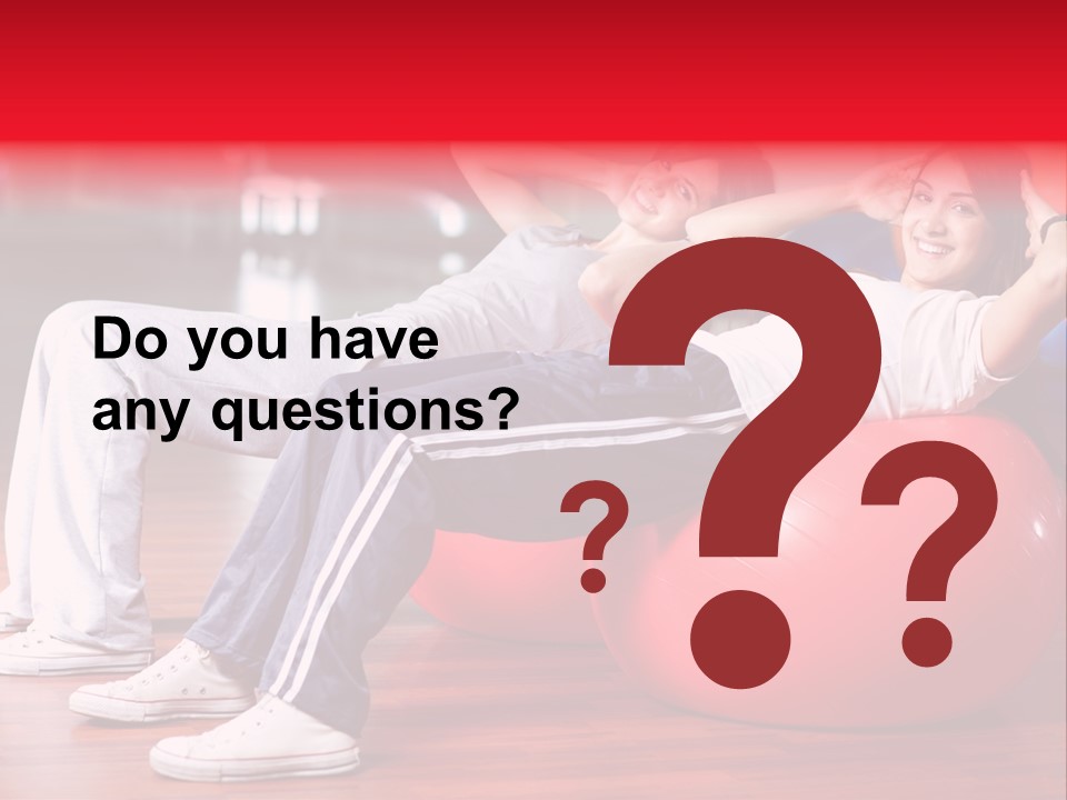 Sport Girl Slim PowerPoint Template