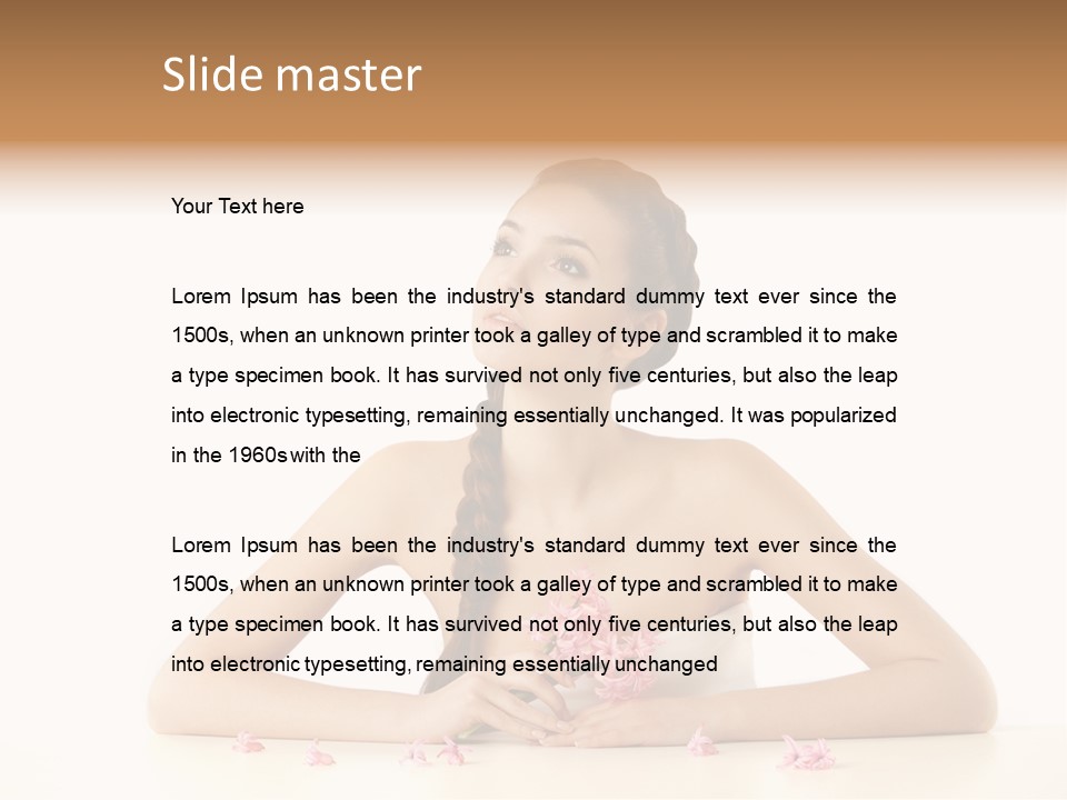 Businesswomen White Concept PowerPoint Template