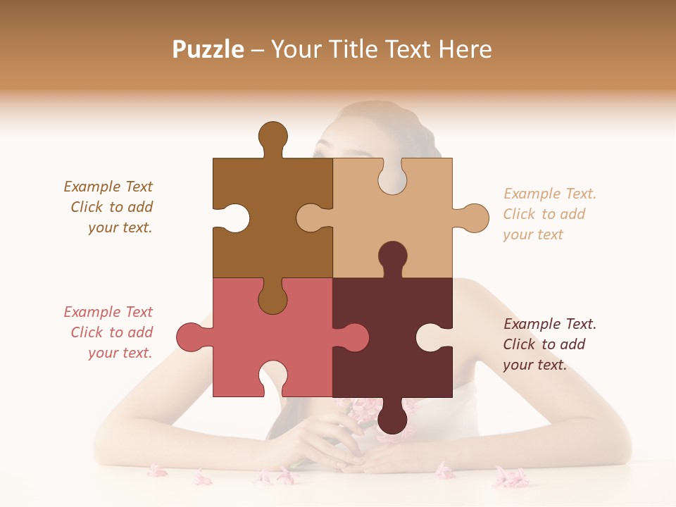 Businesswomen White Concept PowerPoint Template