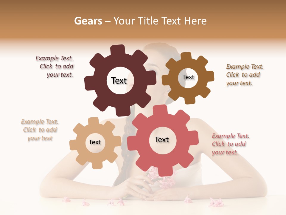 Businesswomen White Concept PowerPoint Template