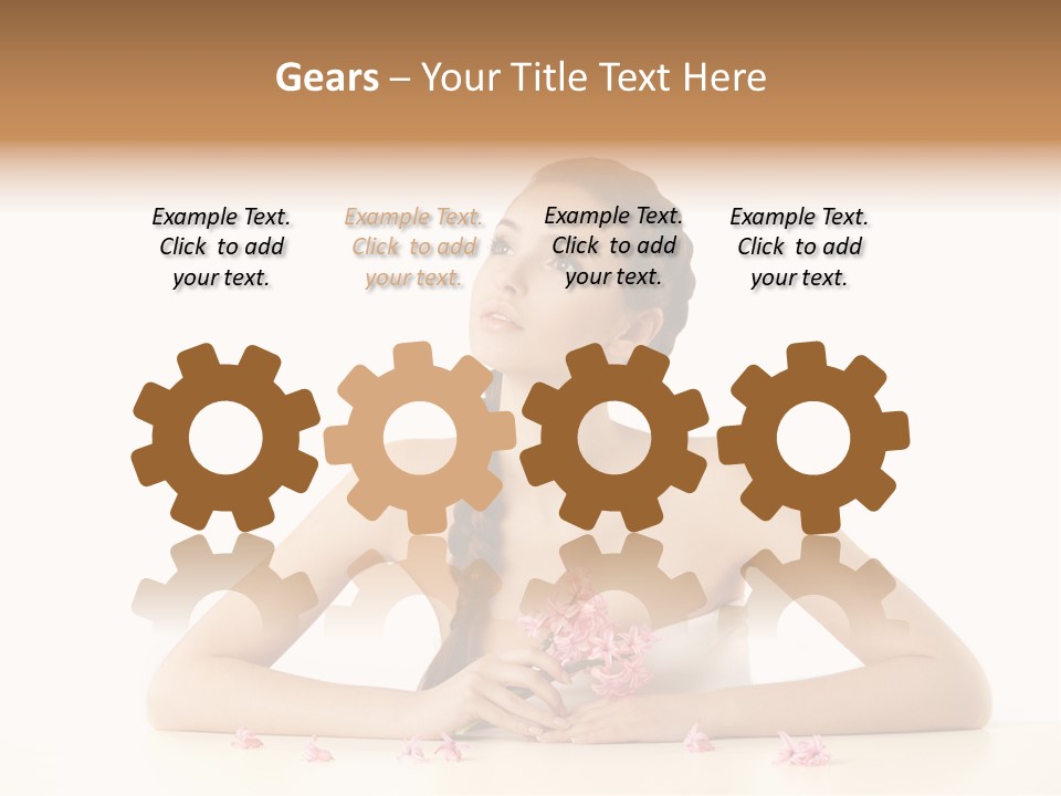 Businesswomen White Concept PowerPoint Template