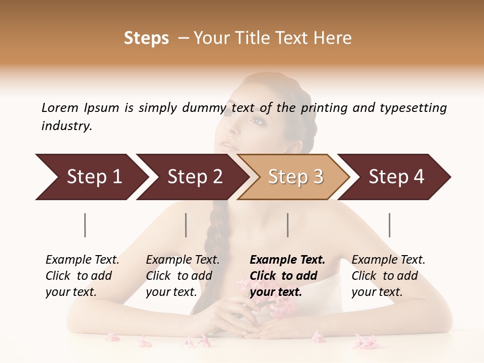 Businesswomen White Concept PowerPoint Template