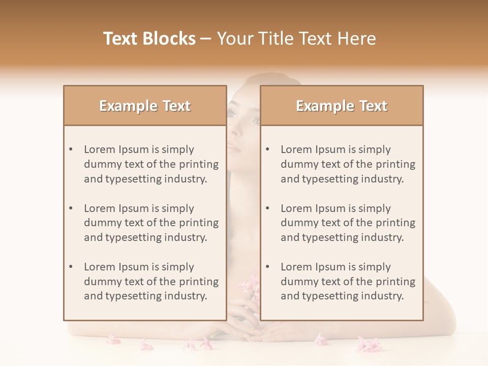 Businesswomen White Concept PowerPoint Template