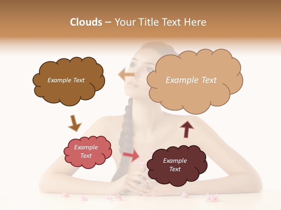 Businesswomen White Concept PowerPoint Template