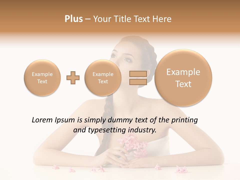 Businesswomen White Concept PowerPoint Template