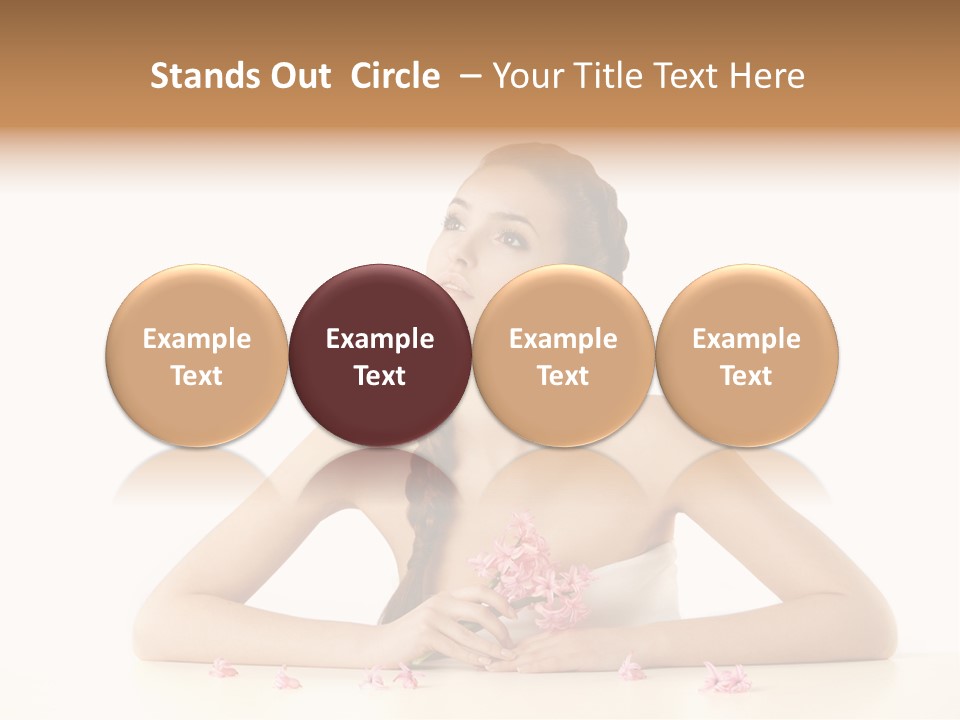 Businesswomen White Concept PowerPoint Template