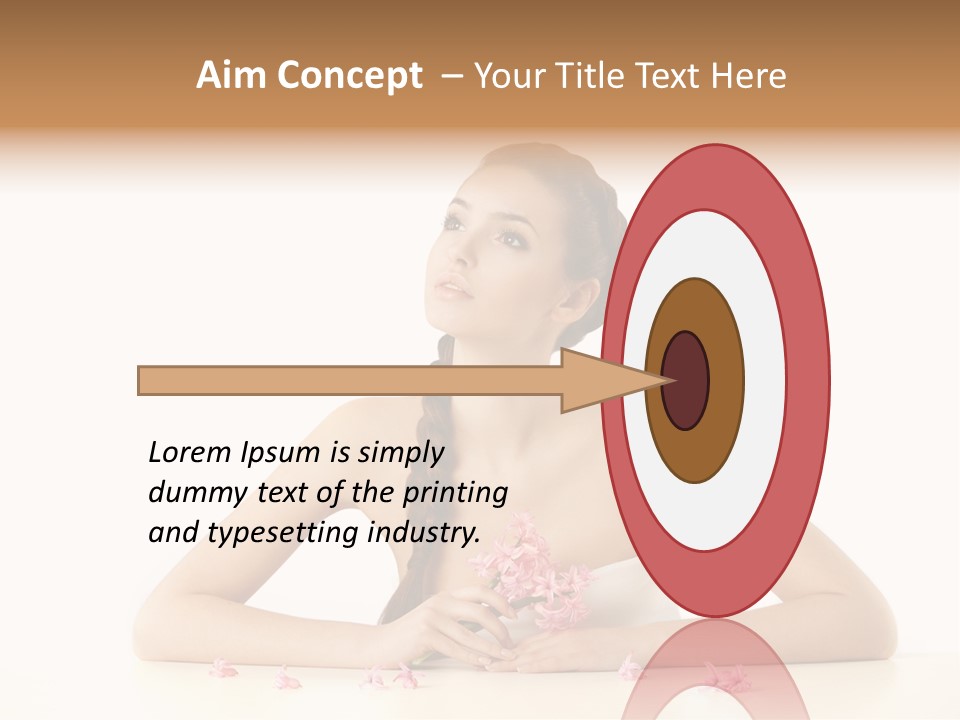 Businesswomen White Concept PowerPoint Template