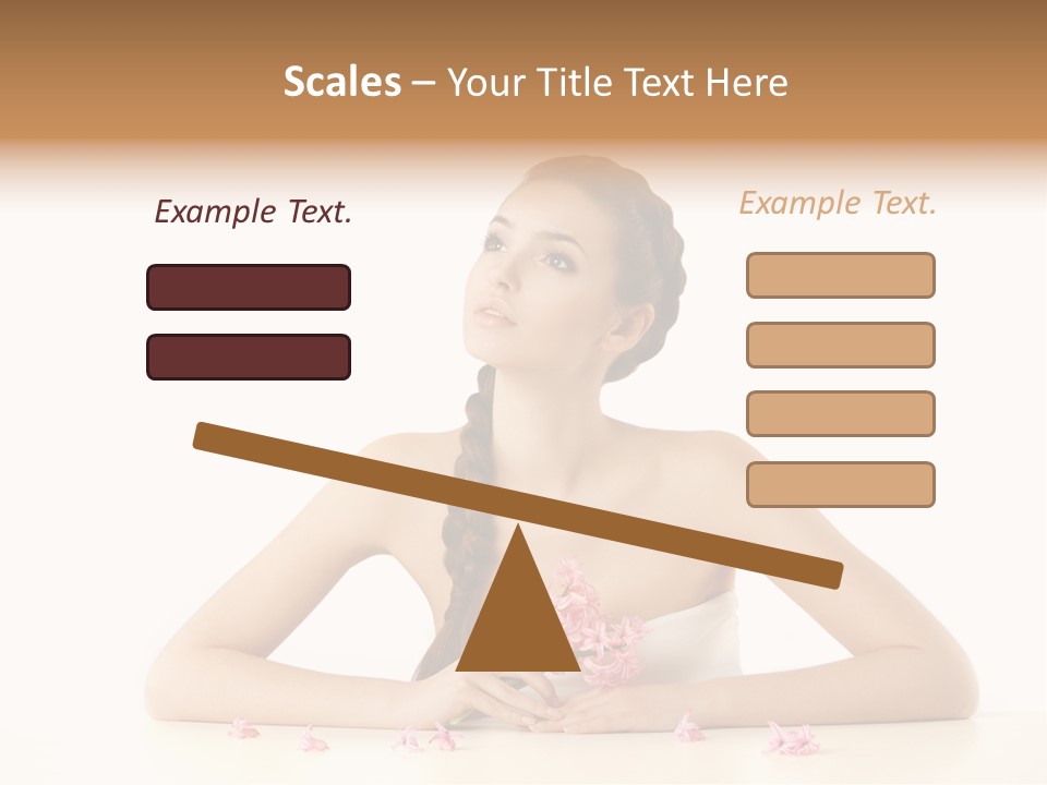 Businesswomen White Concept PowerPoint Template