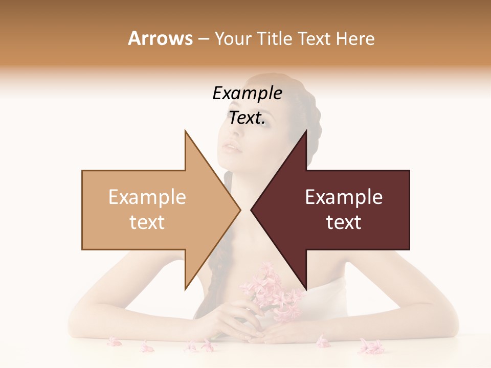 Businesswomen White Concept PowerPoint Template