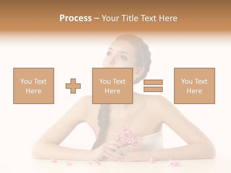 Businesswomen White Concept PowerPoint Template