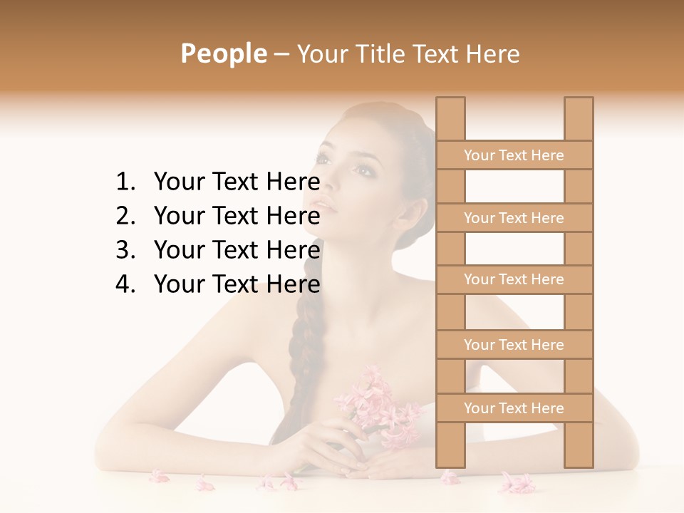 Businesswomen White Concept PowerPoint Template