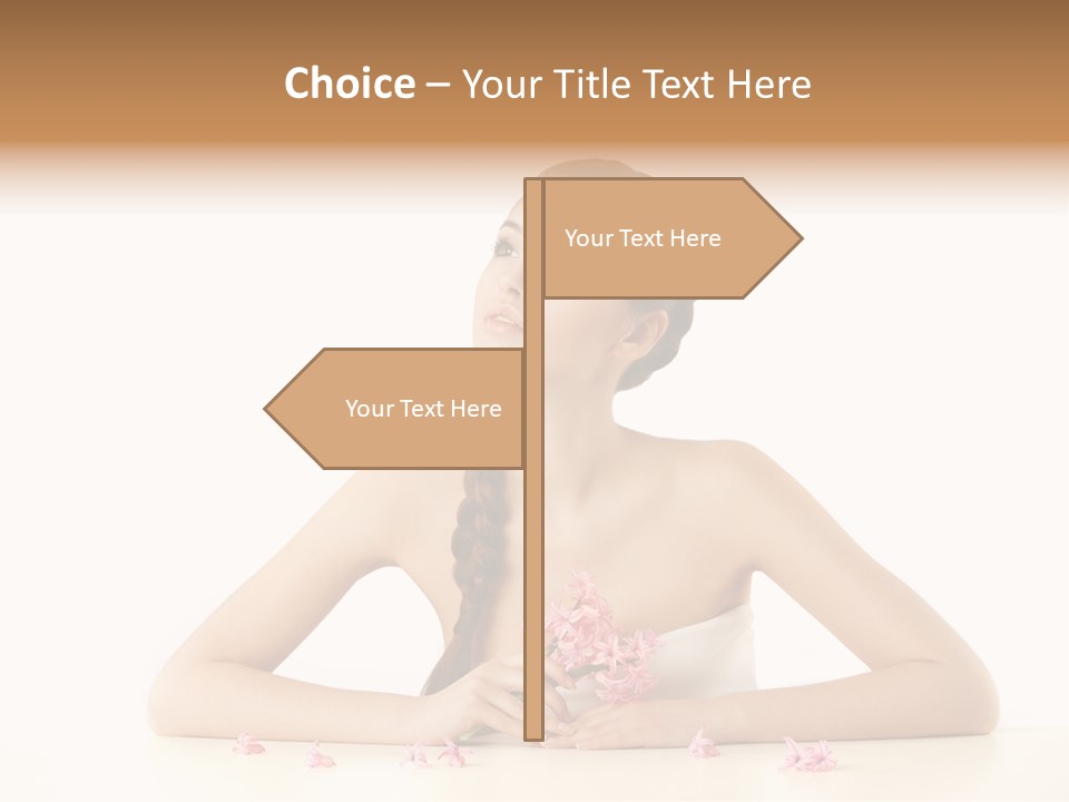 Businesswomen White Concept PowerPoint Template