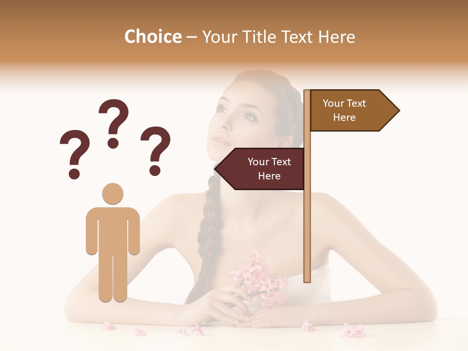 Businesswomen White Concept PowerPoint Template