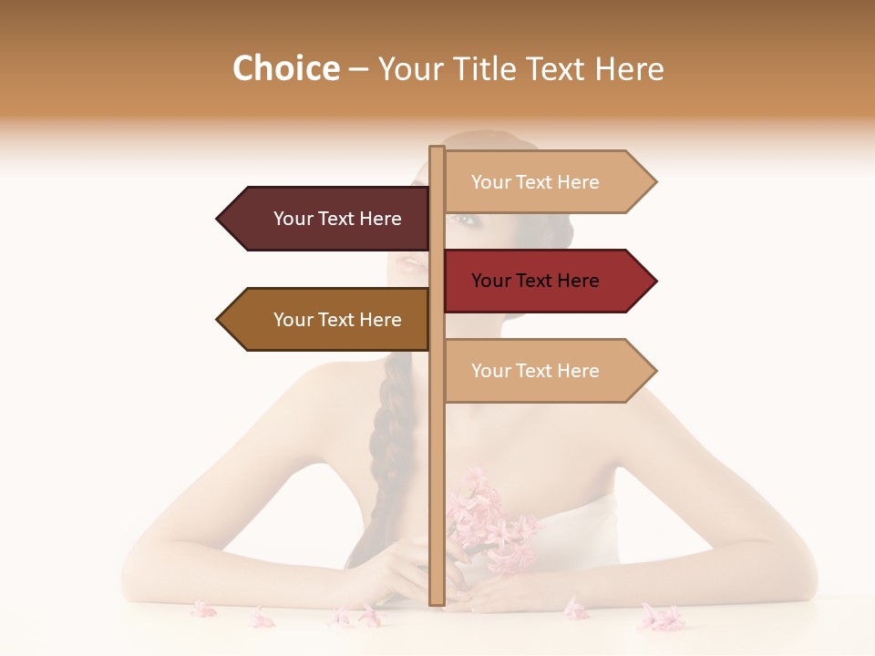 Businesswomen White Concept PowerPoint Template