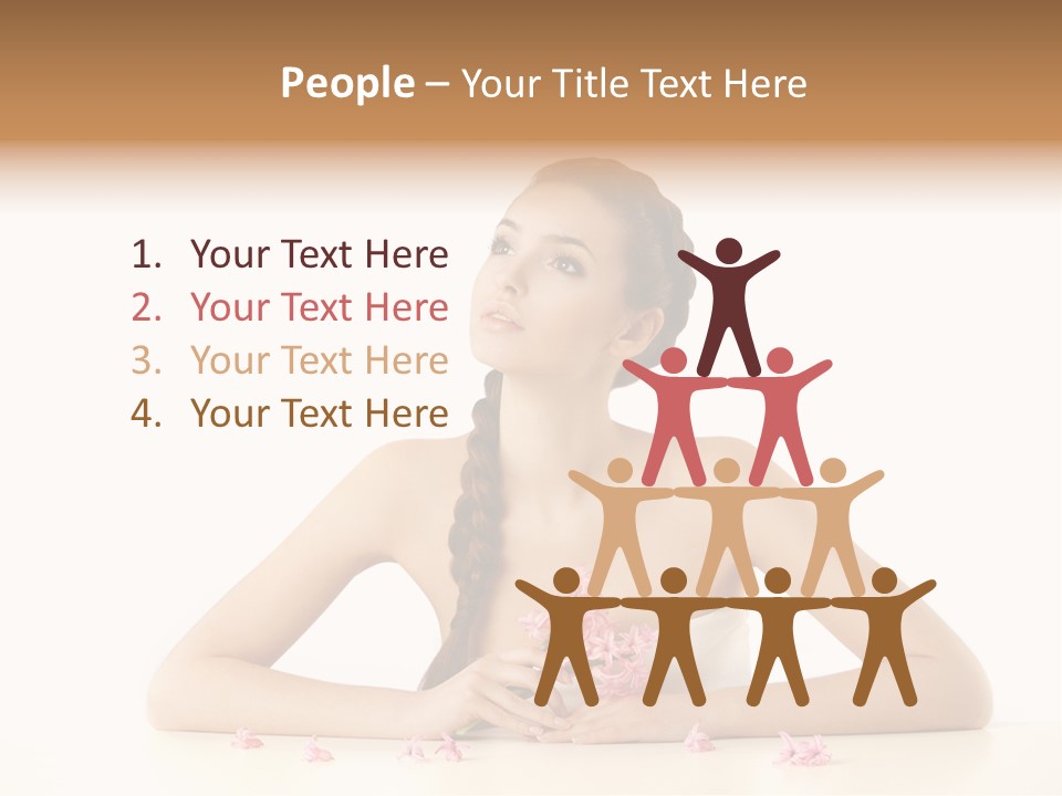 Businesswomen White Concept PowerPoint Template