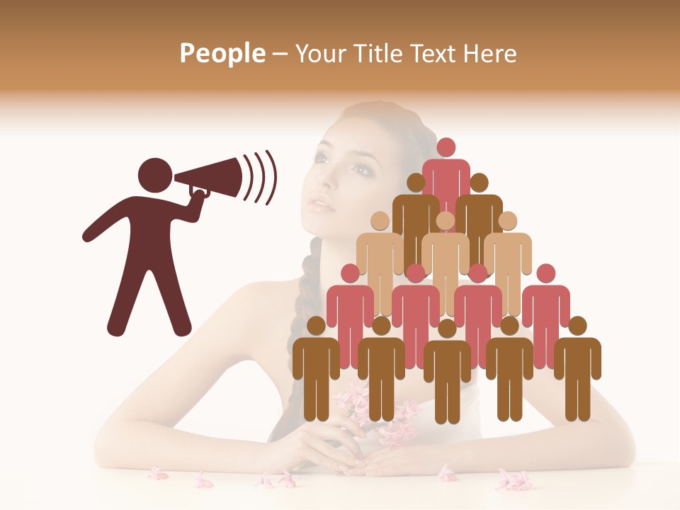 Businesswomen White Concept PowerPoint Template