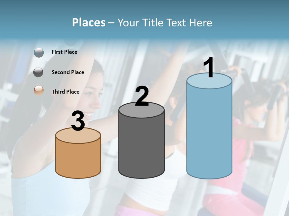 Person Healthy Train PowerPoint Template