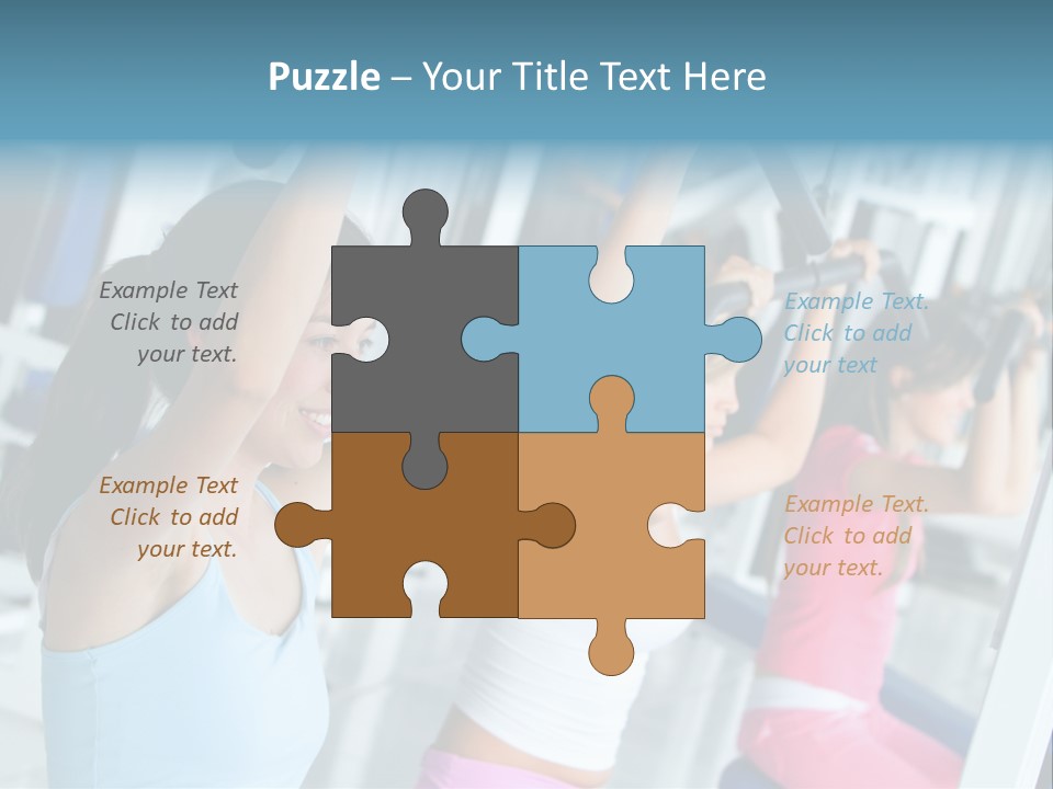 Person Healthy Train PowerPoint Template