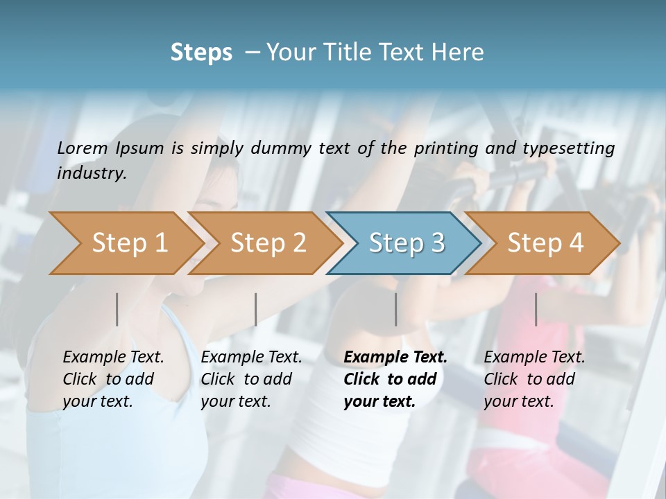 Person Healthy Train PowerPoint Template