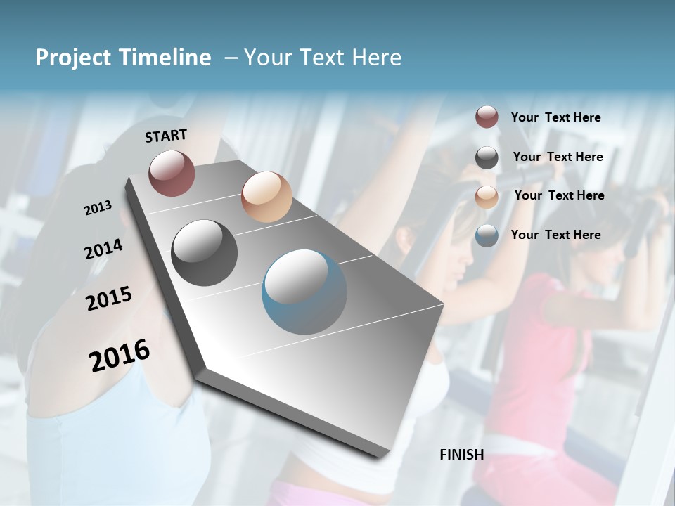 Person Healthy Train PowerPoint Template