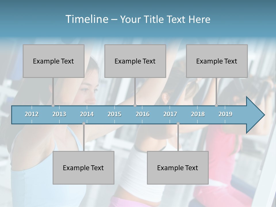 Person Healthy Train PowerPoint Template